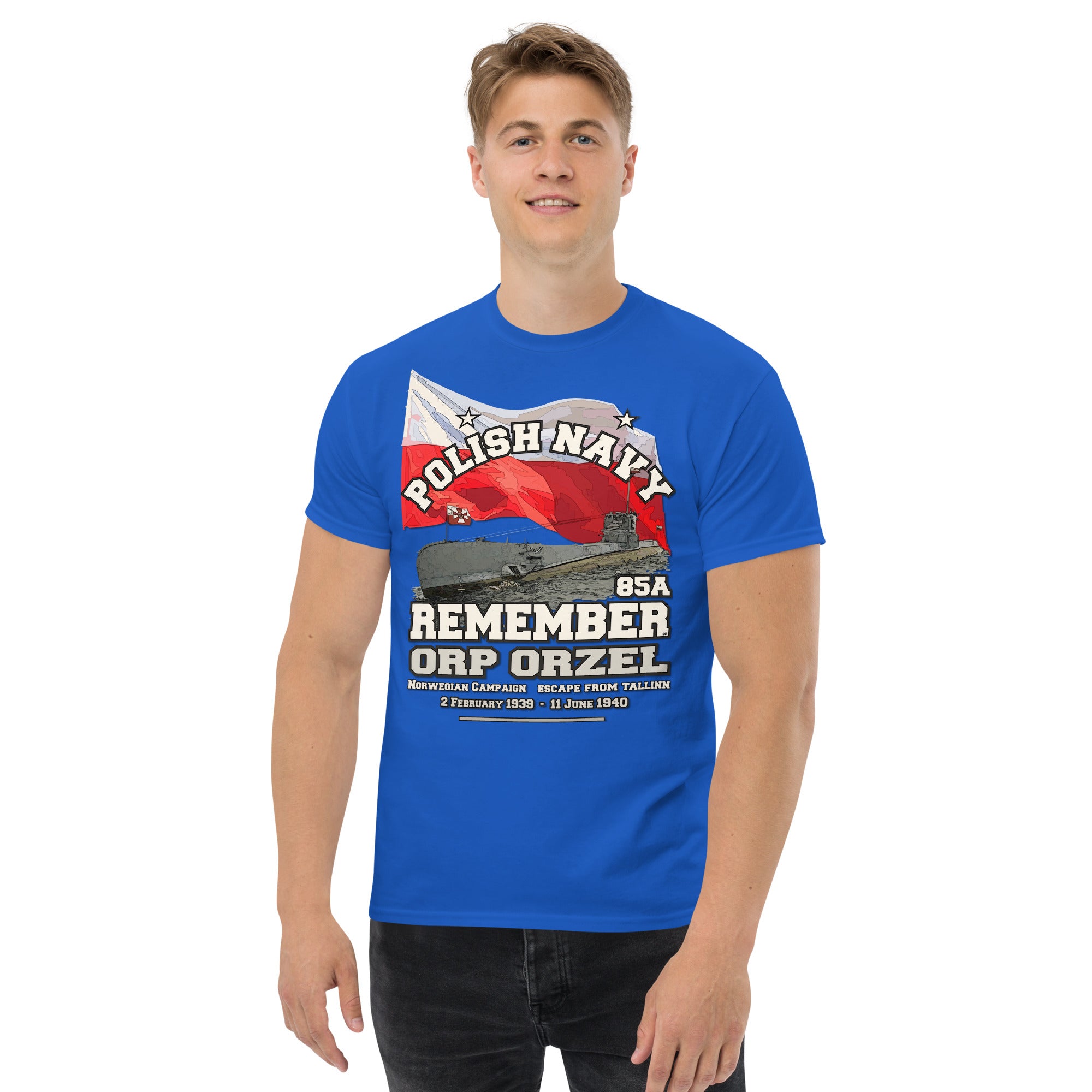 ORP ORZEL Polish Navy Submarine t-shirt